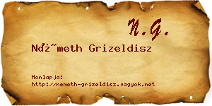 Németh Grizeldisz névjegykártya